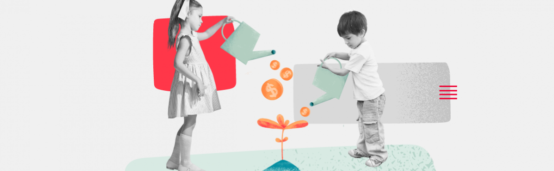 Enseñar a ahorrar a los niños y salud financiera